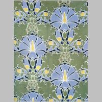 'Saladin' textile design by C F A Voysey, produced by Stead McAlpin & Co Ltd in 1897..jpg